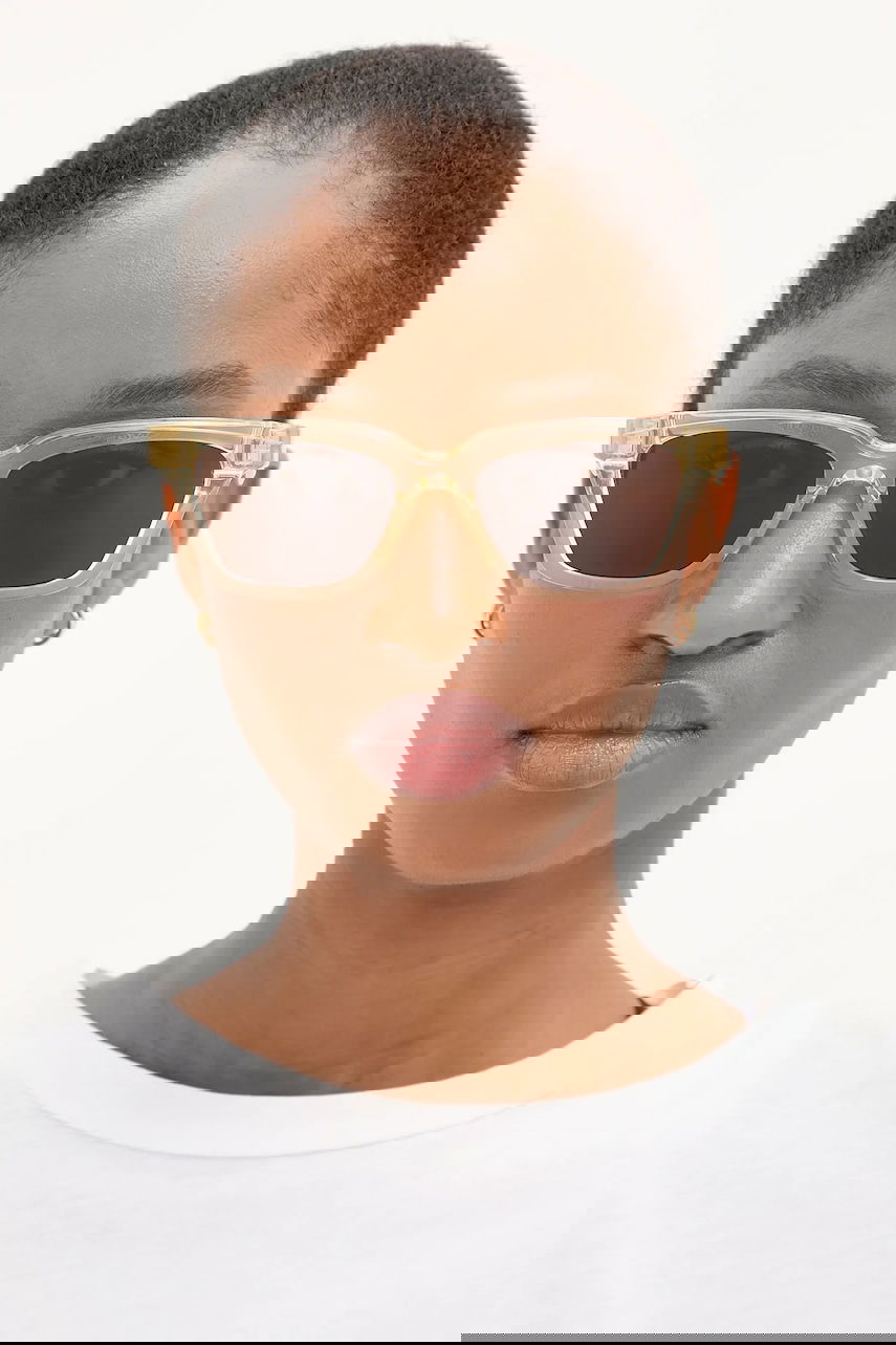 Slnečné okuliare Jacquemus Jacquemus CARRE Sunglasses Žltá | JAC109C3SUN, 0