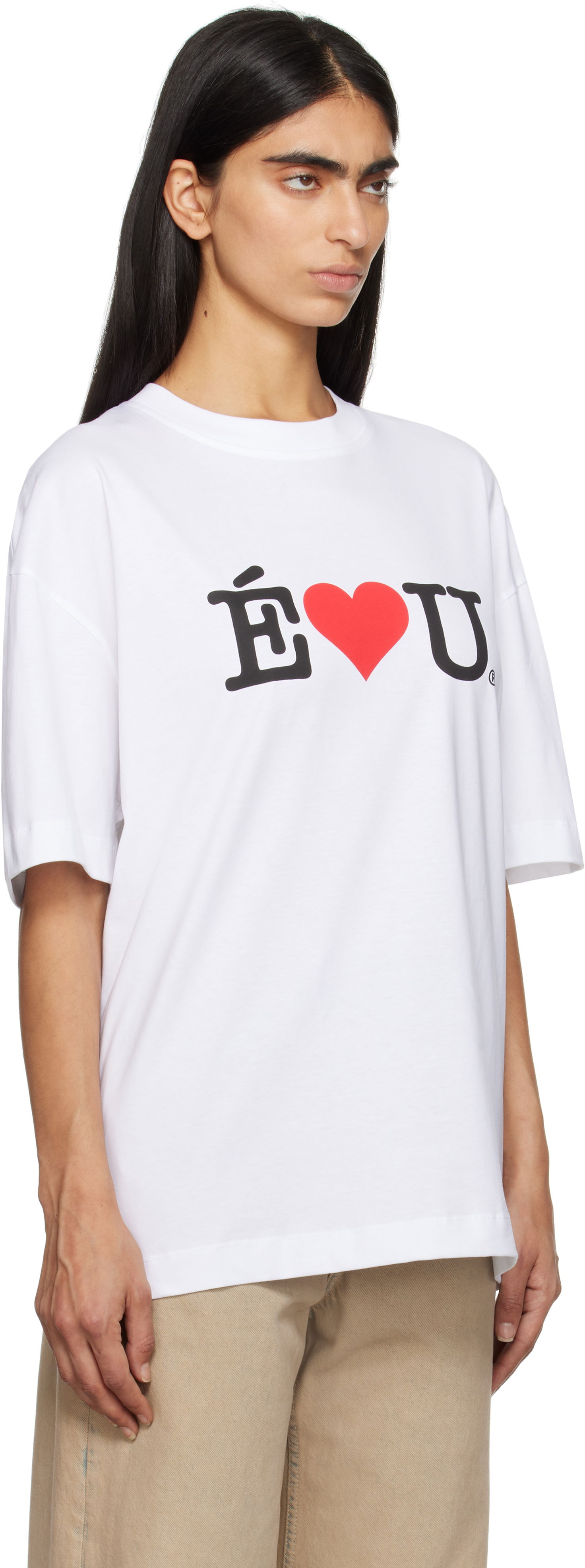Tričko Études Études 'ÉLU' Relax T-Shirt Biela | H24MMTSH138-00, 1
