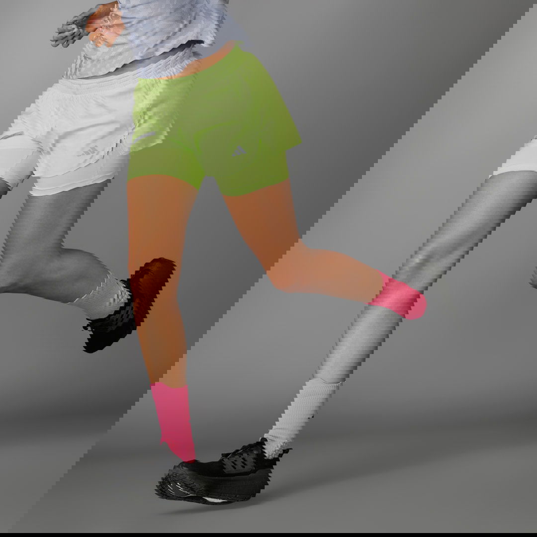 Šortky adidas Performance Ultimate Two-in-One Running Shorts Žltá | IZ3207, 0