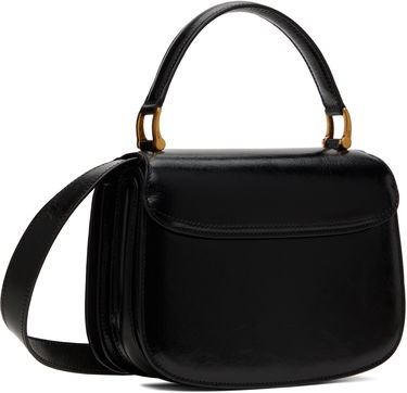 Kabelka AMI AMI Paris Leather Top Handle Bag Čierna | ULL007.AL0051, 2