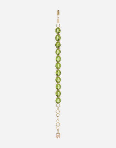 Náramok Dolce & Gabbana 18K Yellow Gold Anna Bracelet with Peridots Zelené | WBQA4GWPE01ZOO00, 2