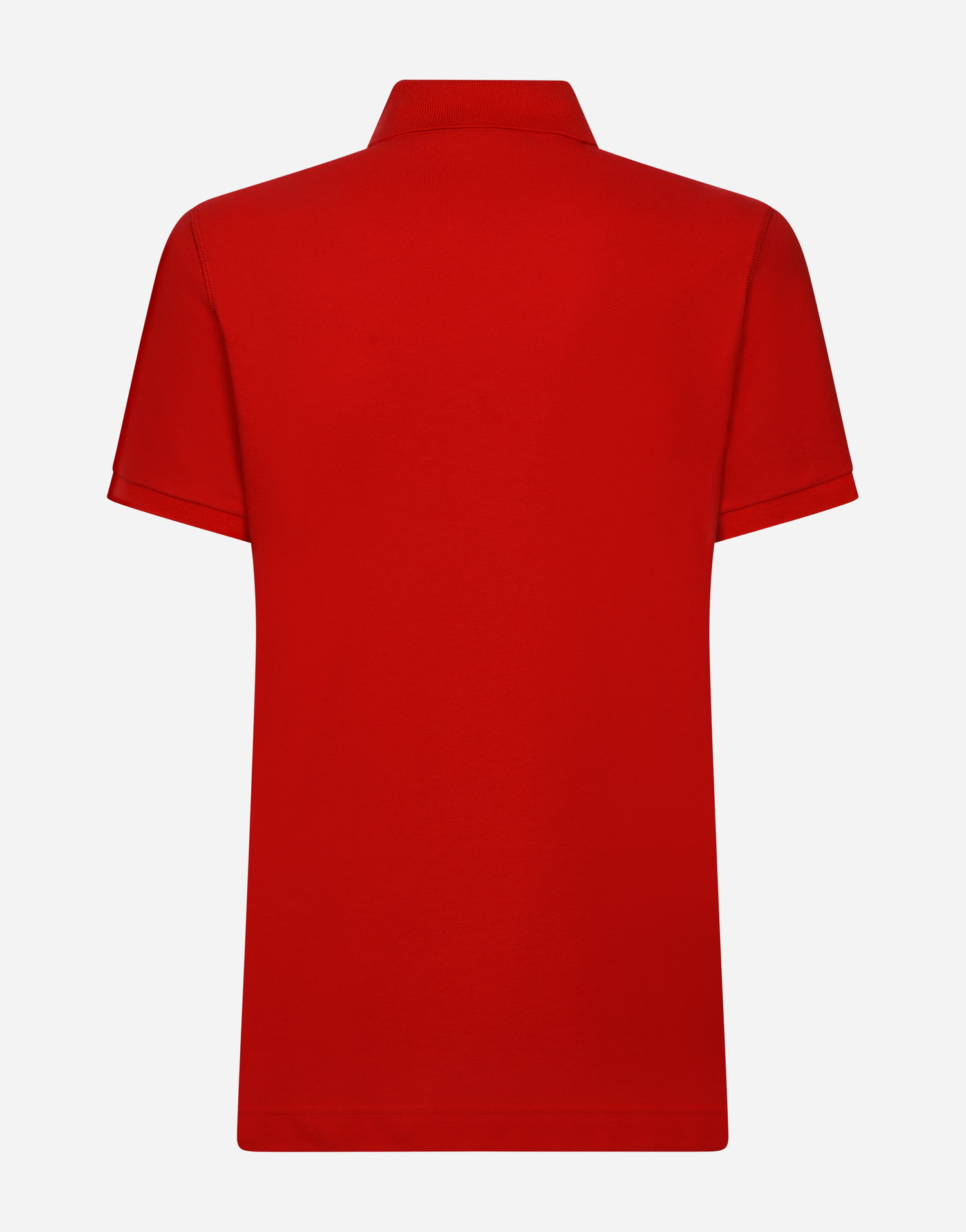 Polo tričko Dolce & Gabbana Cotton Piqué Polo-shirt With Branded Tag Červená | G8PL4TG7F2HR0026, 1
