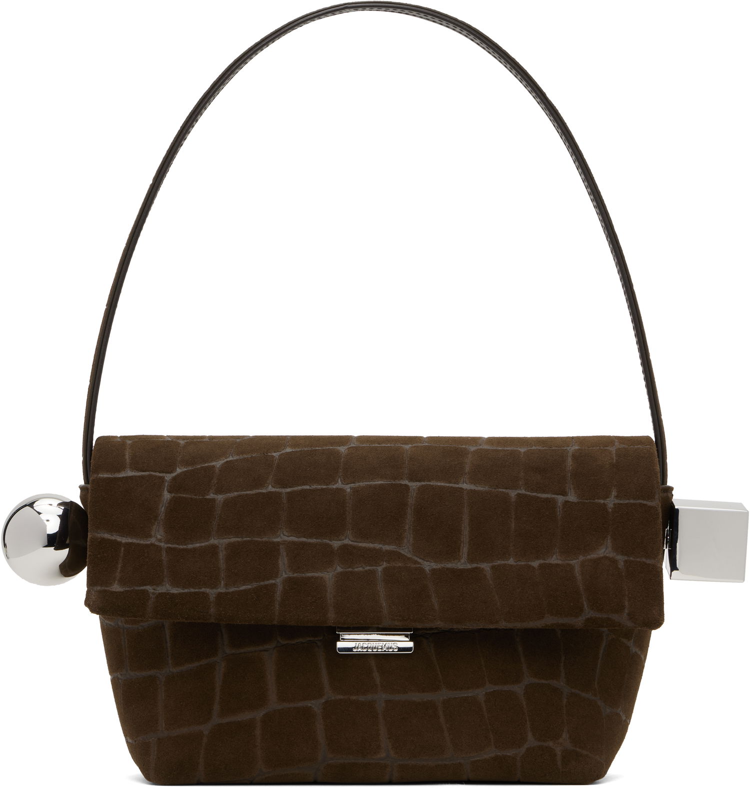 Kabelka Jacquemus Jacquemus 'The Rond Carré' Shoulder Bag Hnedá | 25E243BA383-3243, 0