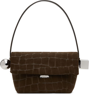 Kabelka Jacquemus Jacquemus 'The Rond Carré' Shoulder Bag Hnedá | 25E243BA383-3243, 0