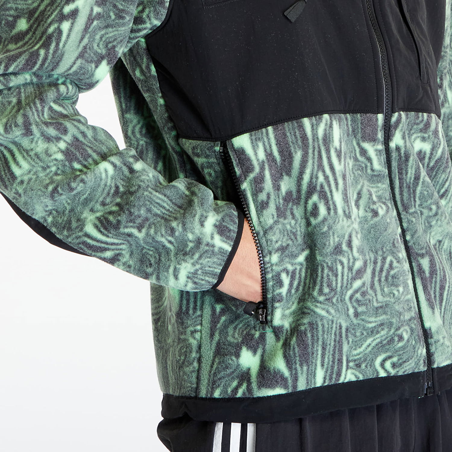 Bunda The North Face Denali Chlorophyll Digital Distortion Čierna | NF0A7UR2OSZ1, 1