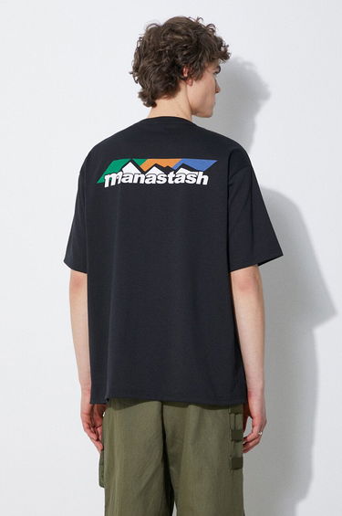 Tričko Manastash Manastash Re:Poly Scheme Logo T-Shirt Čierna | 7924134013, 2