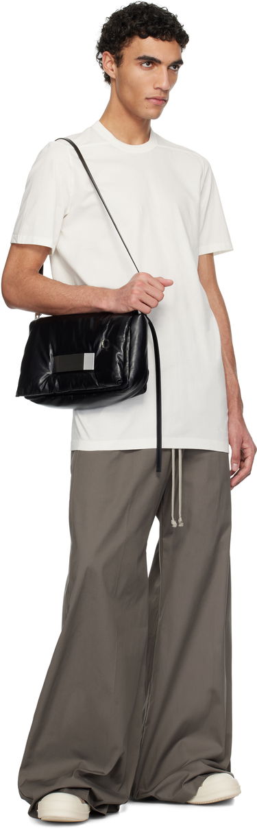 Tričko Rick Owens Rick Owens Short Level T-Shirt Biela | RU01E5264 JA, 3