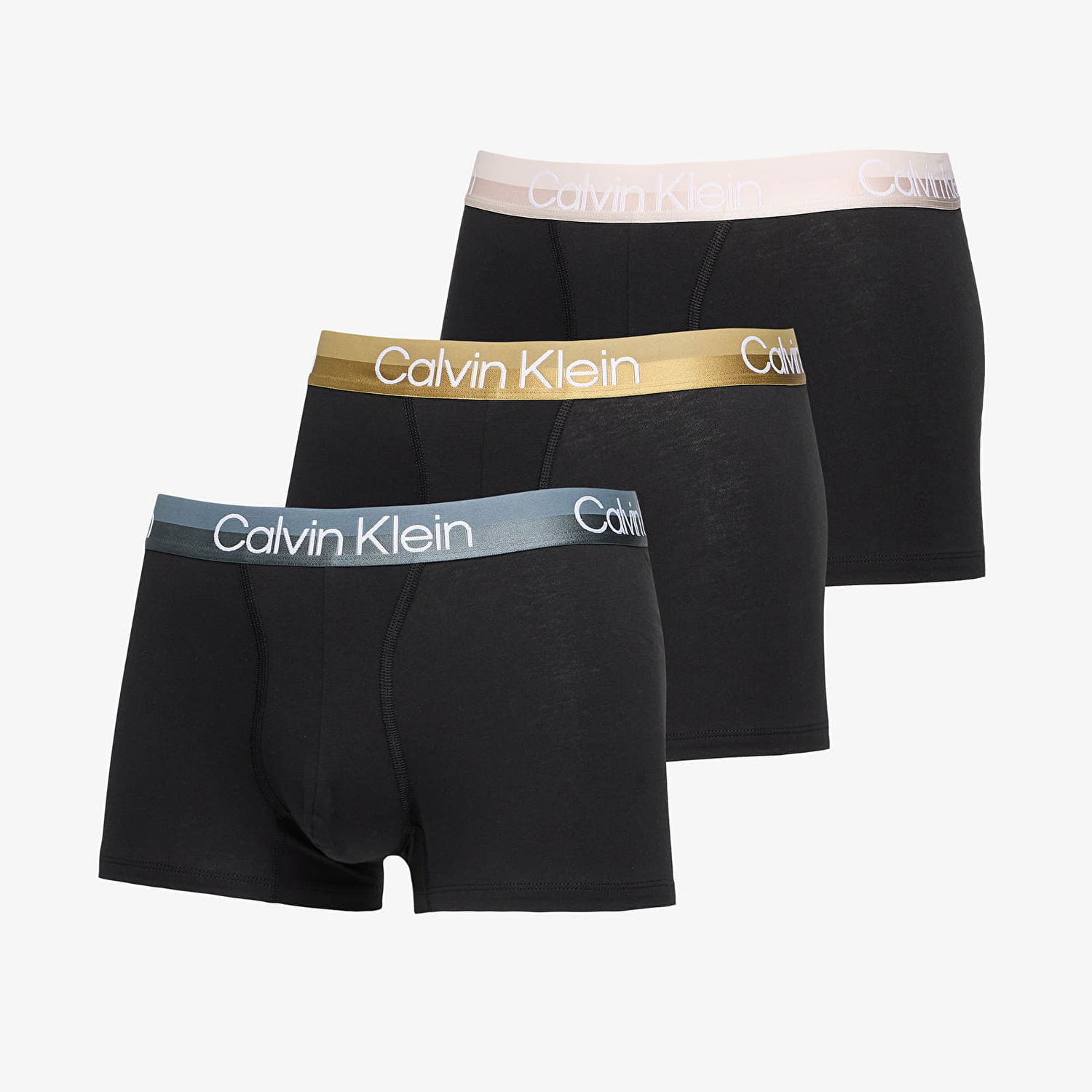 Boxerky CALVIN KLEIN Trunk 3-Pack Black Čierna | NB2970A Q14, 0