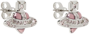 Náušnice Vivienne Westwood Diamante Orb and Cross Earrings Ružová | 6201033K-02P686-, 1