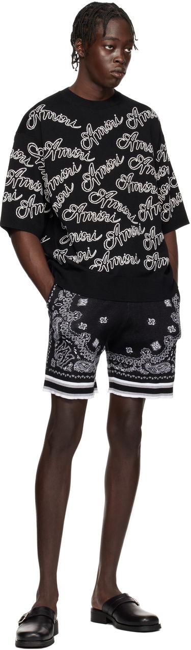 Tričko AMIRI Script Knit Sweater Čierna | AMKNTE1028, 3