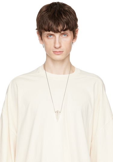 Náhrdelník Rick Owens Rick Owens Hollywood Pyramid Charm Necklace Metalická | RJ0000091 MMT, 1