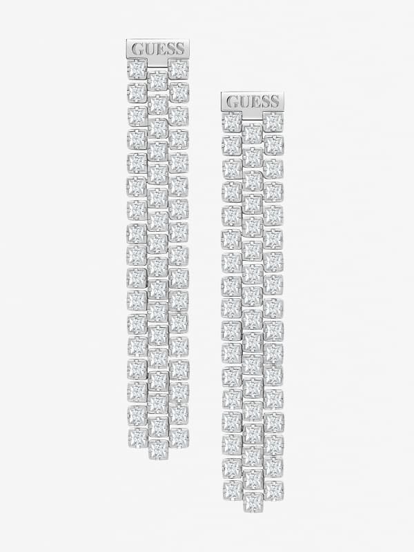 Náušnice GUESS Marciano "Pixel” Earrings Metalická | JUBS02005JW, 0