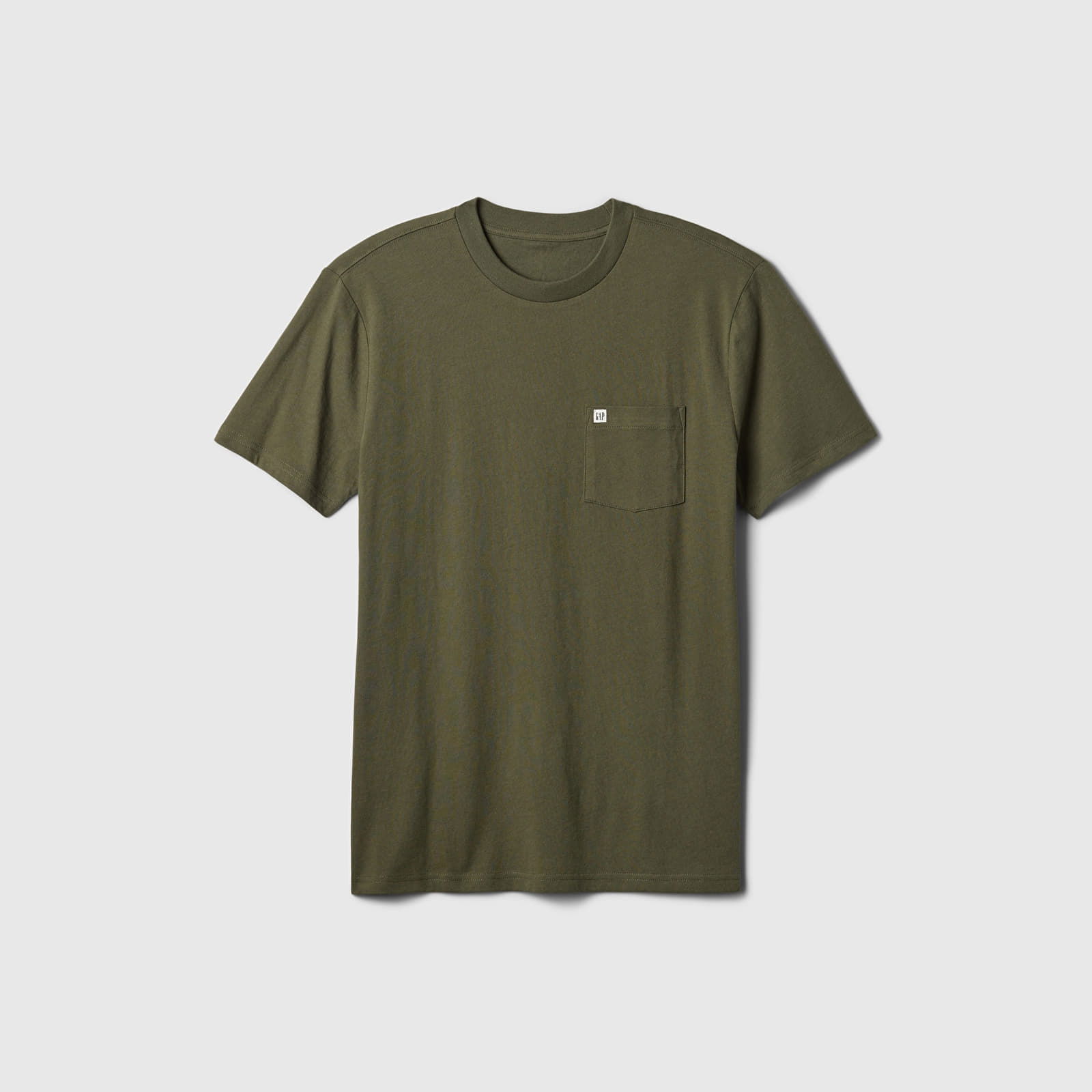 T-shirt Logo Pocket Tee Olive Night S