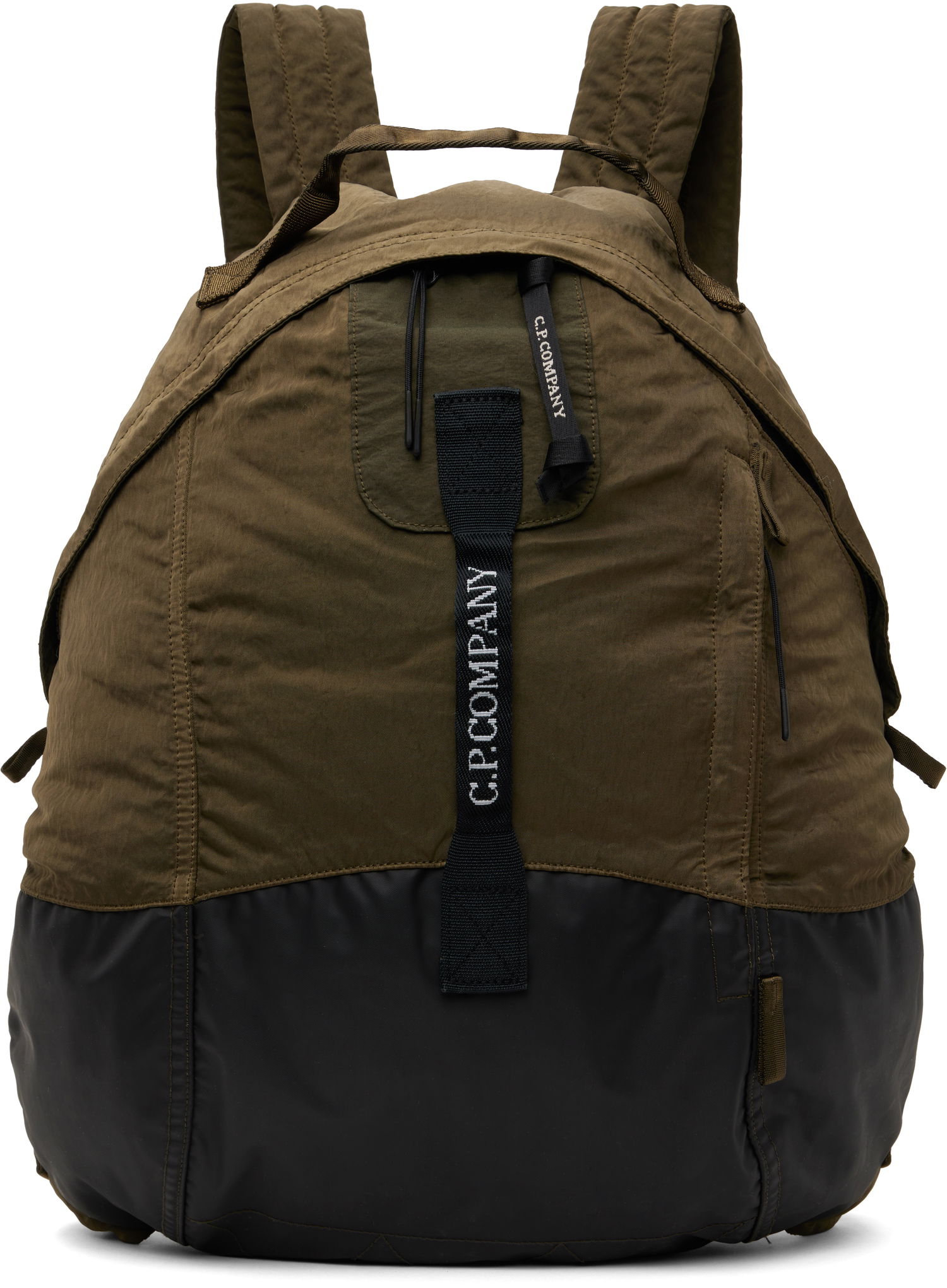 Batoh C.P. Company C.P. Company Nylon B Rounded Backpack Zelené | 18CMAC230A-005269G, 0