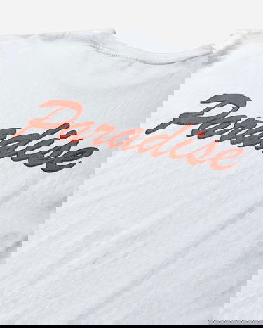 Tričko WACKO MARIA Washed Heavy Weight Paradise T-Shirt Biela | 25FW-WMT-WT10 WHITE, 3