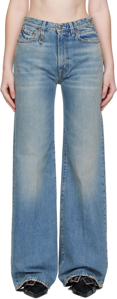 Džínsy R13 R13 Flare Jeans Modrá | R13WD188-D343A, 0