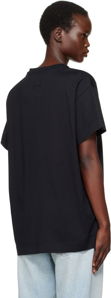 Tričko Givenchy Oversize Floral T-shirt Čierna | BW70C1P706001, 2