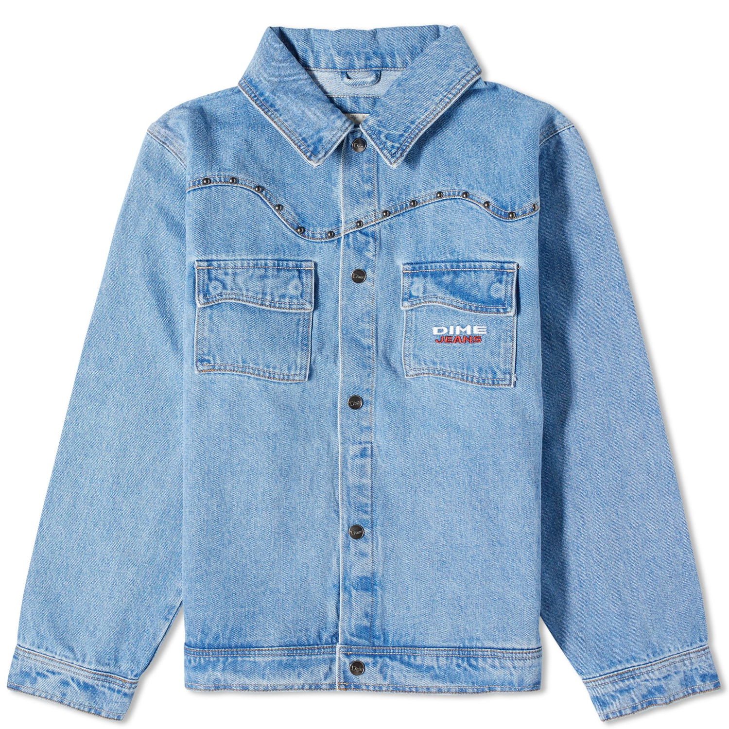 Bunda Dime Western Denim Jacket Modrá | DIME23D1F3-BLU, 0