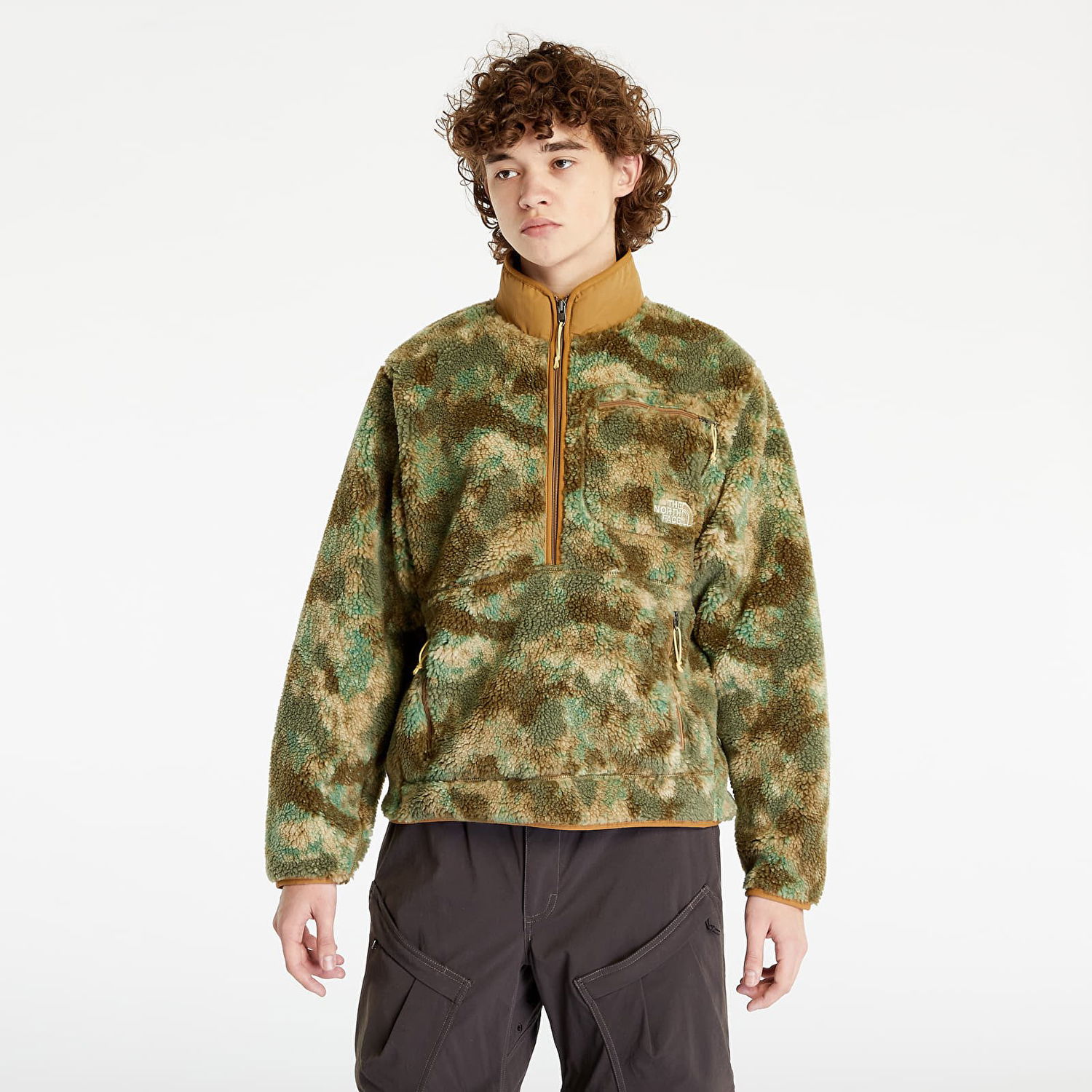 Mikina The North Face Extreme Pile Pullover Zelené | NF0A7URNIAQ1, 0