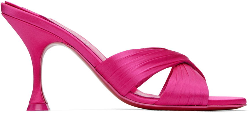 Starostlivosť o obuv Christian Louboutin Christian Louboutin Nicol Is Back Heeled Sandals Ružová | 3220078, 0