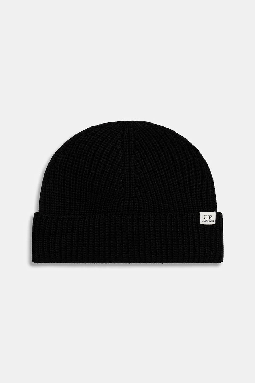 Kulicha C.P. Company C.P. Company Knitted Beanie Čierna | 19CMAC164A005509A