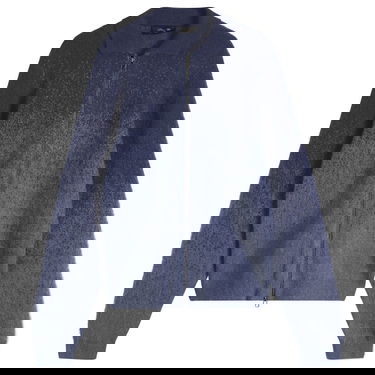 Sveter Dime Ombre Mohair Collared Double Zip Knit Modrá | DIMEHO258BLU, 1