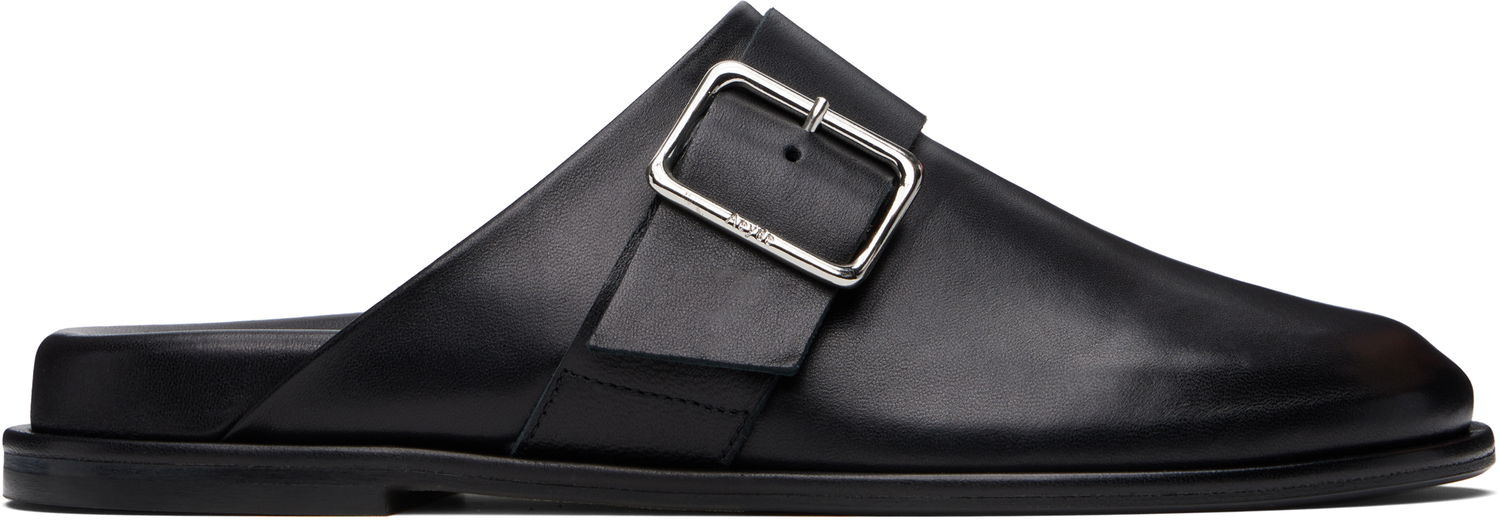 Oblečenie Aeyde Aeyde Finja Leather Slip-On Loafers Čierna | A11-FL-FAER08FL154-SS25-800-001, 0