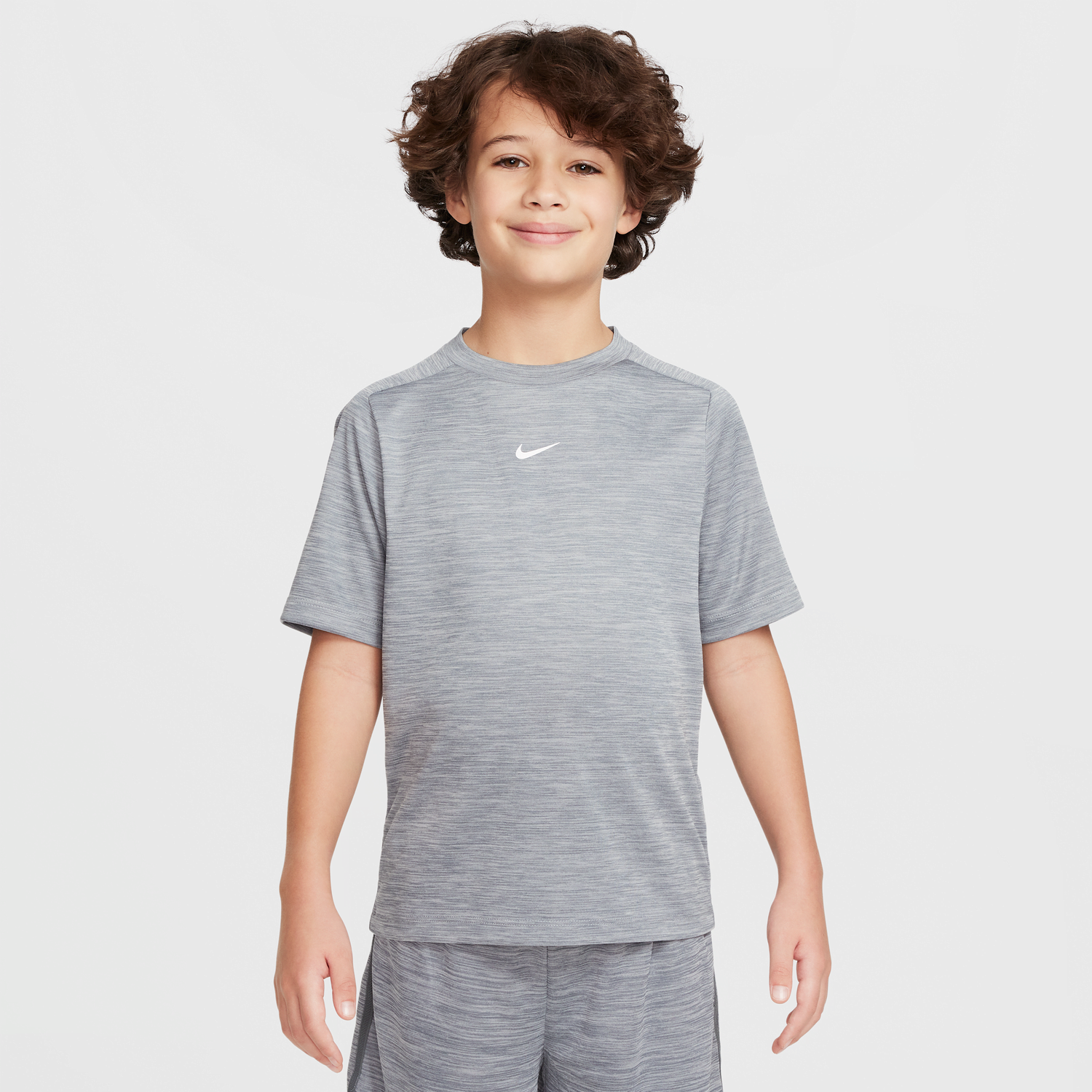 Tričko Nike Dri-FIT Multi Short Sleeve Top Šedá | HJ3771-084, 1