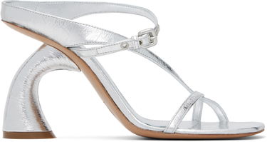 Doplnky Dries Van Noten Dries Van Noten Strappy Sculptural Heeled Sandals Metalická | WS251-1623-207, 0