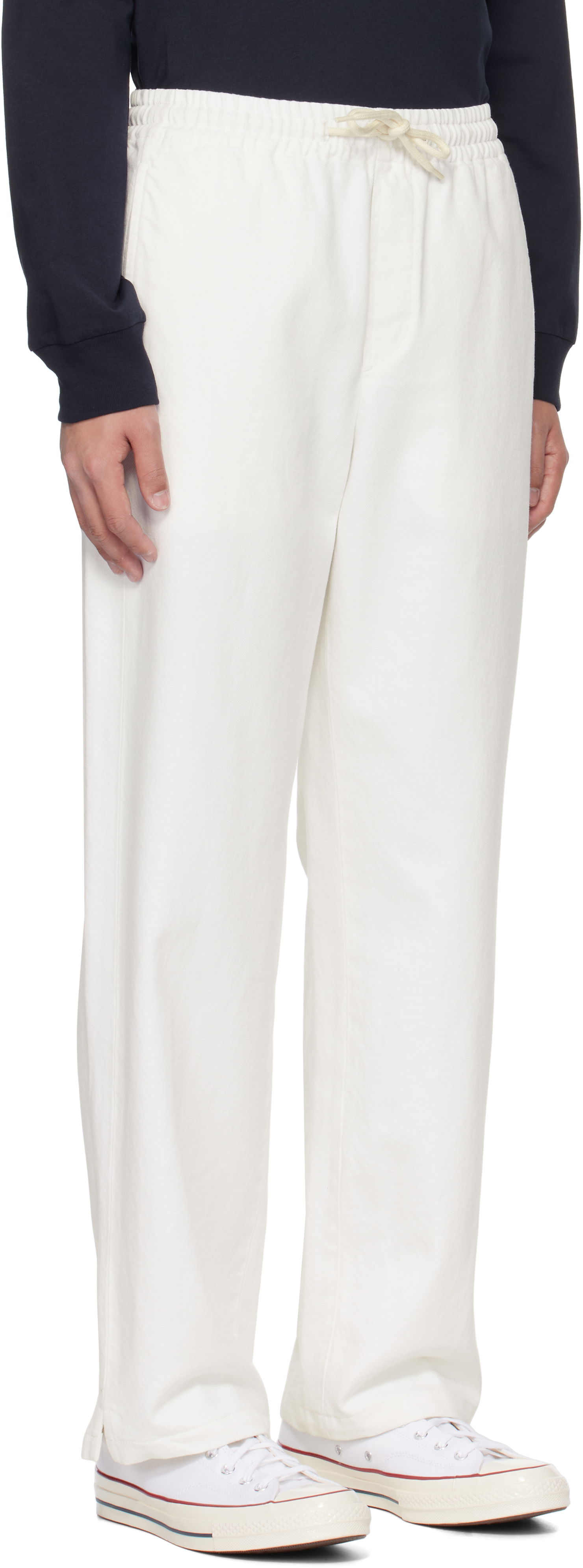 Nohavice A.P.C. Vincent Off-White Casual Trousers Biela | COGZV-H08418, 1