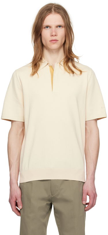 Polo tričko Paul Smith Paul Smith Embroidered Knit Polo Béžová | M1R-627Y-M02308-02, 0