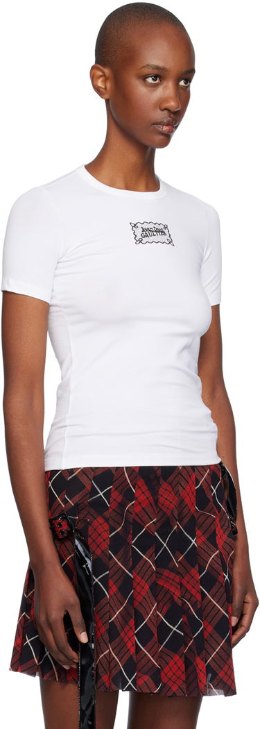 Tričko Jean Paul Gaultier Gaultier Lace Label Baby Tee Biela | 24/31-F-TS091I-J056-0100, 1
