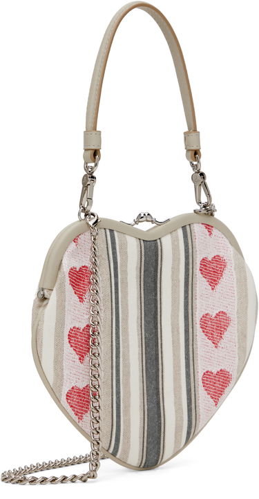 Kabelka Vivienne Westwood Vivienne Westwood Belle Heart Frame Bag with Chain Béžová | 4B01000OW-W0148-, 2