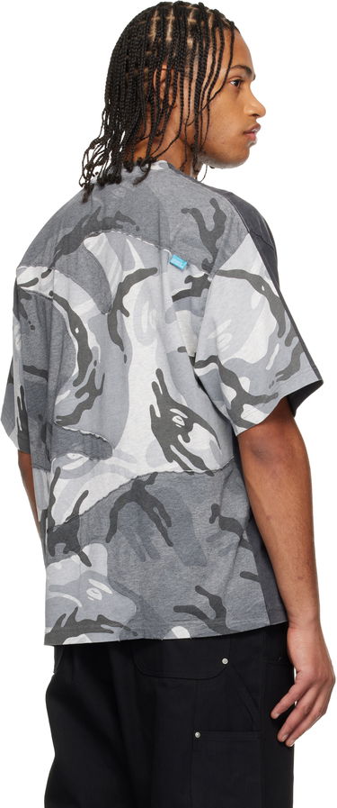 Tričko AAPE by A Bathing Ape Washed 'AAPEUNVS' Moonface Logo T-shirt Šedá | AAPTEM1666XXNWH2, 2