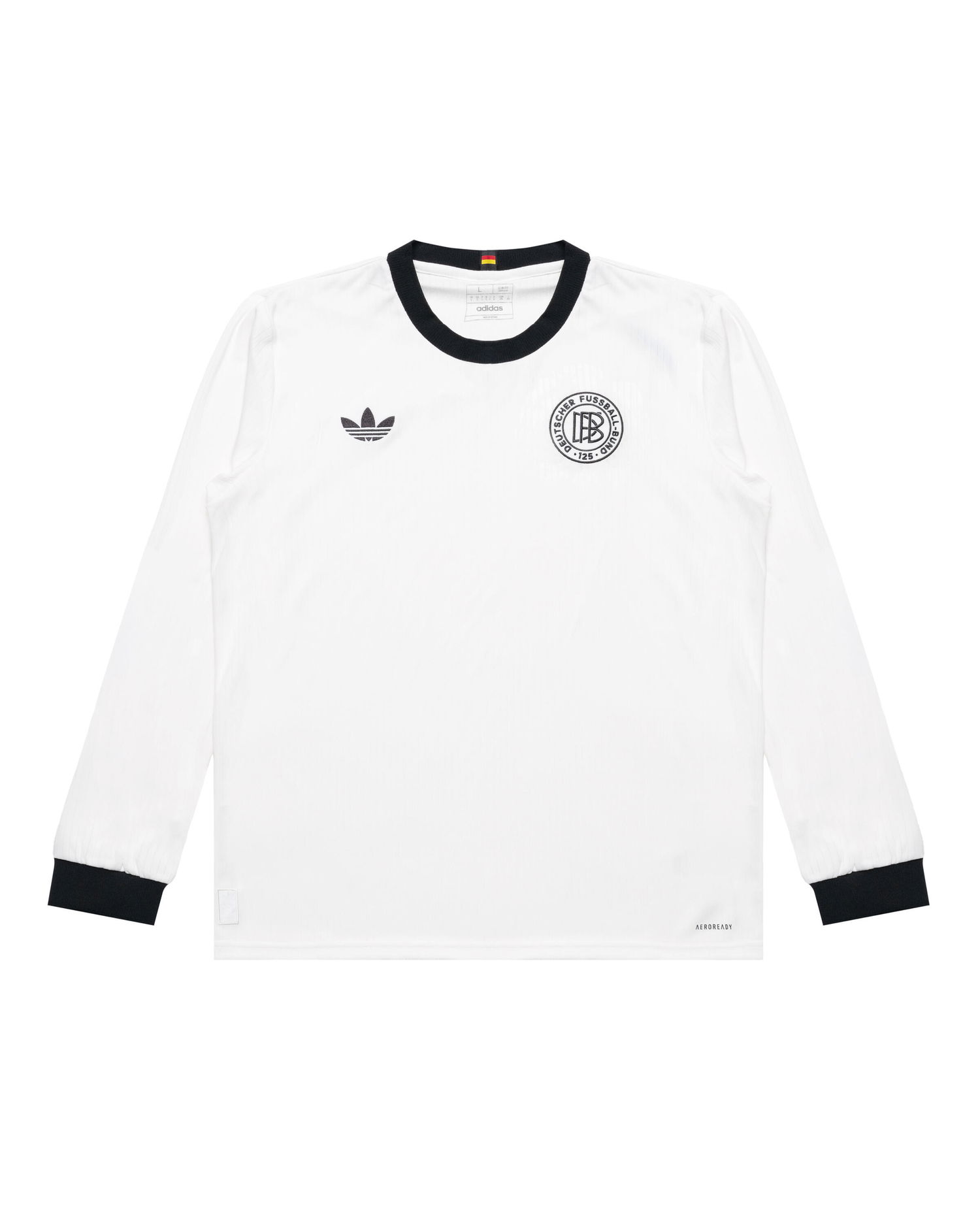 Tričko adidas Originals Originals DFB 125 Jersey Long Sleeve T-Shirt Biela | JY0217, 0