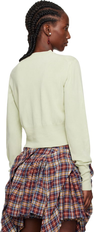 Sveter Vivienne Westwood Vivienne Westwood Bea Cropped Cardigan Zelené | 1803002U-Y003K-, 2