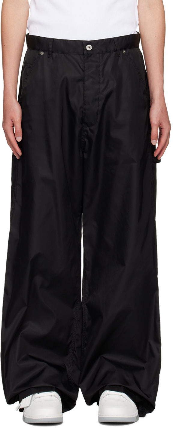 Nohavice Off-White Black Arrow Carpenter Trousers Čierna | OMCA249C99FAB0011010, 0