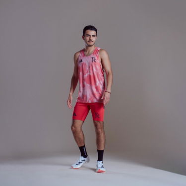 Tielko adidas Originals Adizero TRC x Top4Running Singlet Červená | iy7861-trc, 2