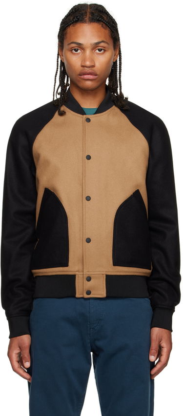 Bomber bunda Paul Smith PS Paul Smith Varsity Bomber Jacket Hnedá | M2R-192XM-L21059-64, 0
