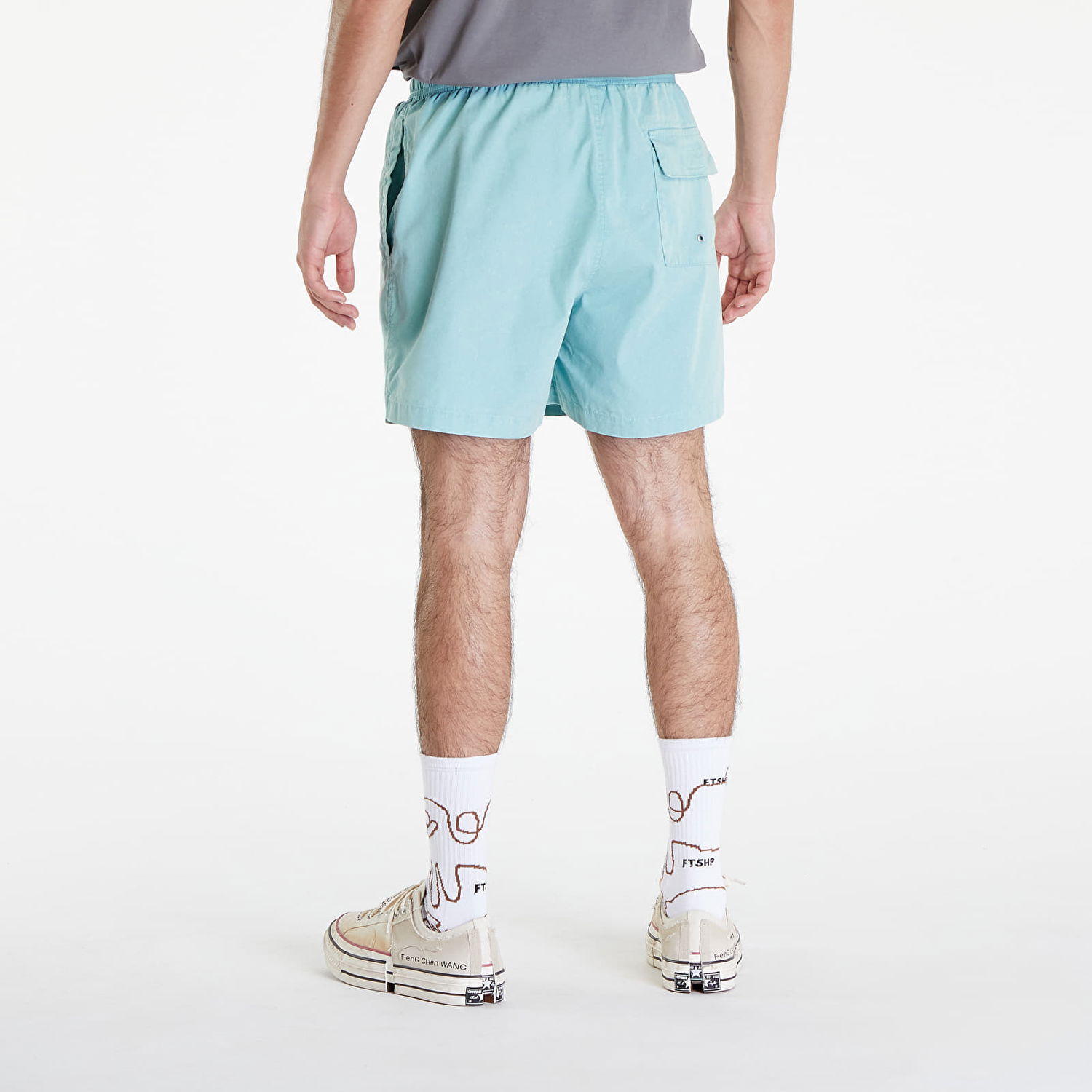 Šortky Patta Acid Washed Swim Shorts Tyrkysová | POC-SS24-4310-333-0210-052, 1