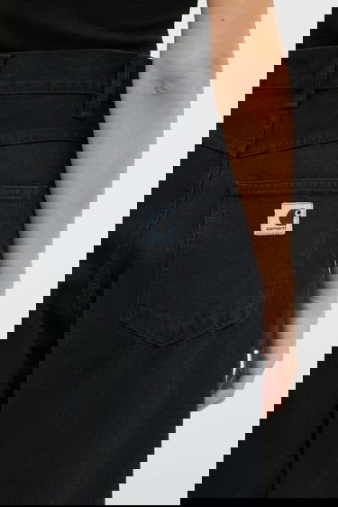 Džínsy Carhartt WIP Brandon Pant High Waist Wide Leg Čierna | I035892.01LF, 3