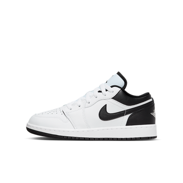 Tenisky a topánky Jordan Air Jordan 1 Low "White Black" GS Biela | 553560-132, 0