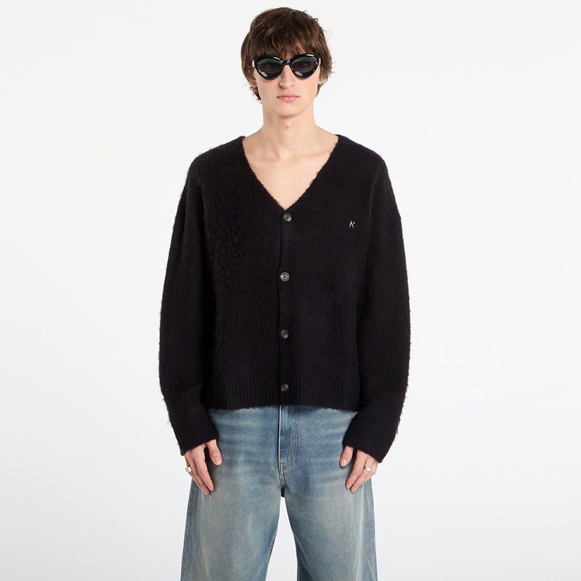 Sveter Represent Clo Textured Knit Cardigan Čierna | MLM100216-01
