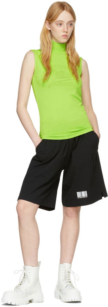 Tielko VETEMENTS VTMNTS Viscose Sleeveless Turtleneck Top Zelené | VL12TR520G, 3