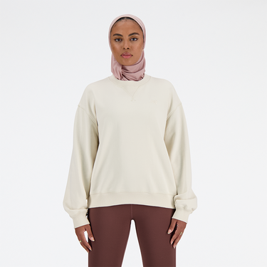 Mikina New Balance hoodie Béžová | WT41500LIN, 0