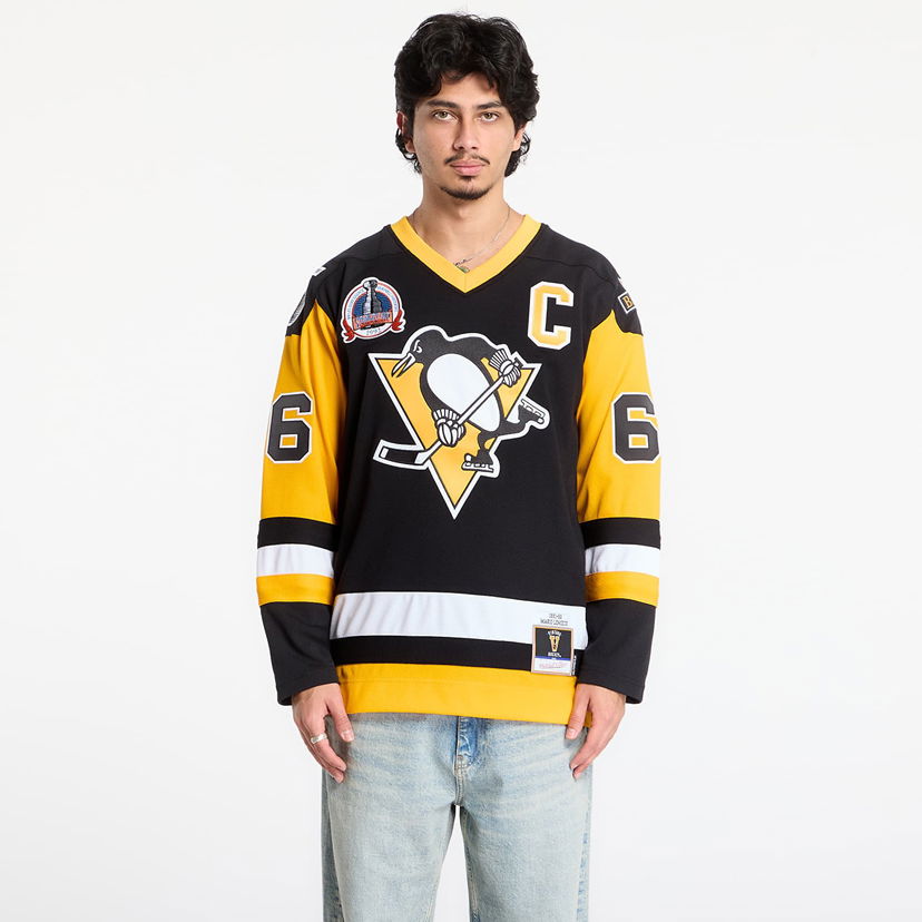 Dres Mitchell & Ness NHL 1991 Mario Lemieux Pittsburgh Penguins Jersey Rôznofarebný | JY9046-PPEBLCK