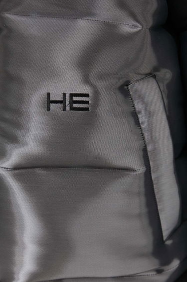 Prešívaná bunda HELIOT EMIL Hooded Down Puffer Jacket Šedá | HE.M.02.055.P03.ME10, 5
