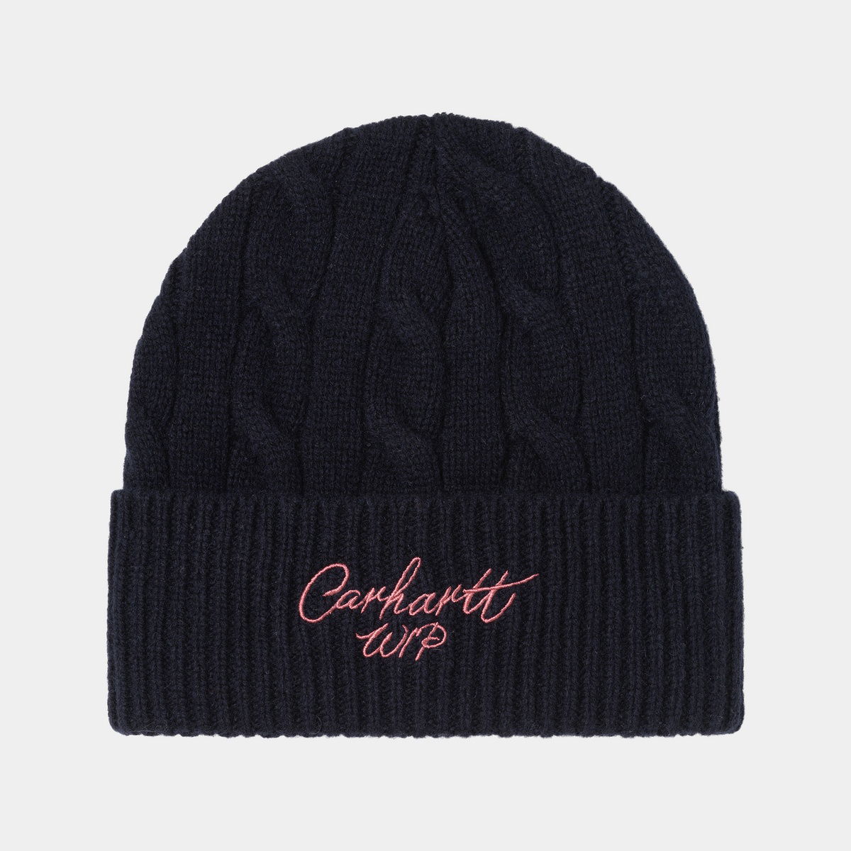 Kulicha Carhartt WIP Carhartt WIP Cable Knit Beanie Navy | I035464_1, 0