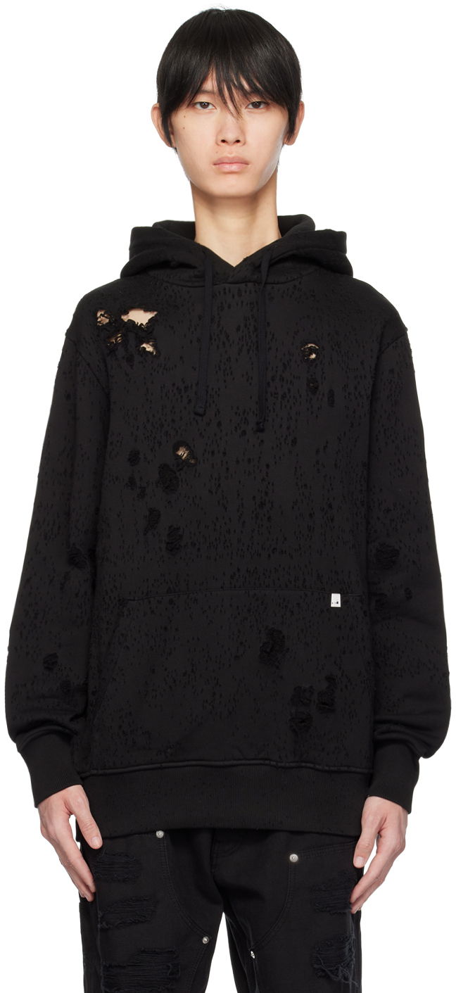 Mikina 1017 ALYX 9SM Destroyed Hoodie Čierna | AAUSW0221FA01, 0