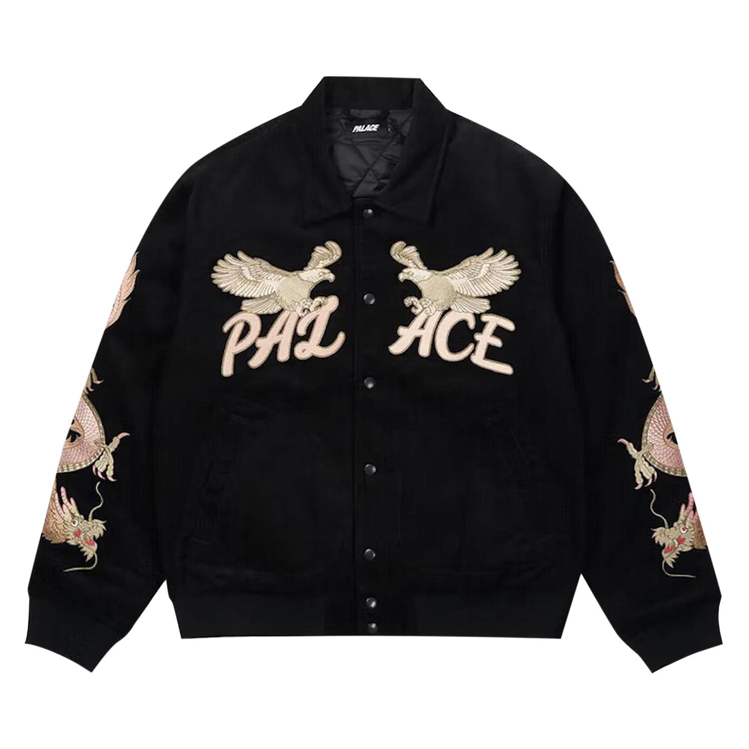 Bunda Palace Double Dragon Tour Jacket Čierna | P23JK172, 1